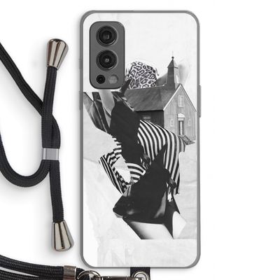 House: OnePlus Nord 2 5G Transparant Hoesje met koord