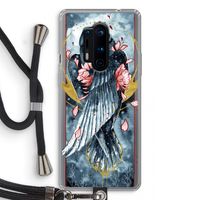 Golden Raven: OnePlus 8 Pro Transparant Hoesje met koord