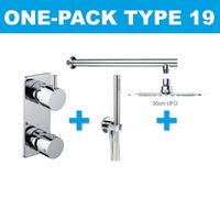 Wiesbaden one-pack inbouwthermostaatset type 19