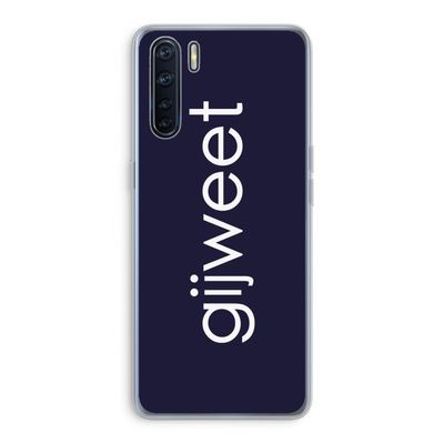 Gijweet: Oppo A91 Transparant Hoesje