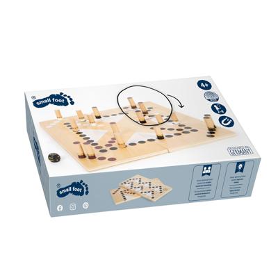 Small Foot slangen en ladders bordspel gouden editie