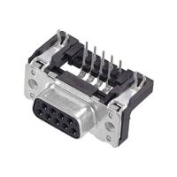 Harting 09 66 152 7612 D-sub female connector 90 ° Aantal polen: 9 Solderen 1 stuk(s)