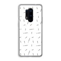 Hipster stripes: OnePlus 8 Pro Transparant Hoesje