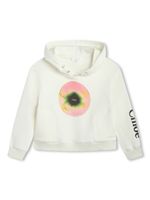 Chloé Kids hoodie à imprimé graphique - Blanc - thumbnail