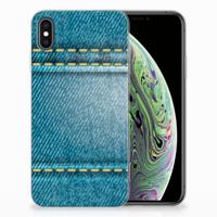 Apple iPhone Xs Max | Sillicone Back Cover | Jeans