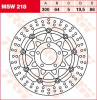 TRW Remschijf, remschijven voor de moto, MSW218