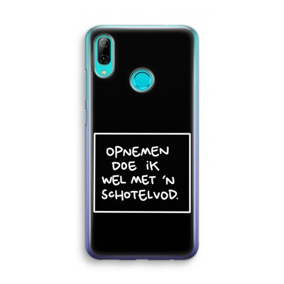 Schotelvod: Huawei P Smart (2019) Transparant Hoesje