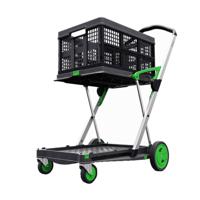 Clax trolley inclusief vouwkrat groen - thumbnail