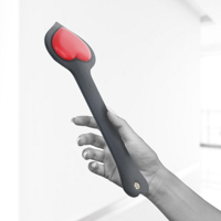 Ouch! by Shots Milan Collectie - Paddle - Zwart/Rood
