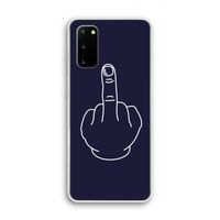 F**k U: Samsung Galaxy S20 Transparant Hoesje