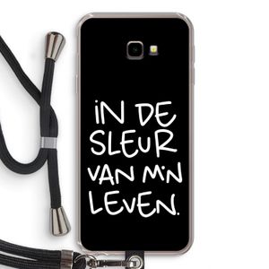 De Sleur: Samsung Galaxy J4 Plus Transparant Hoesje met koord
