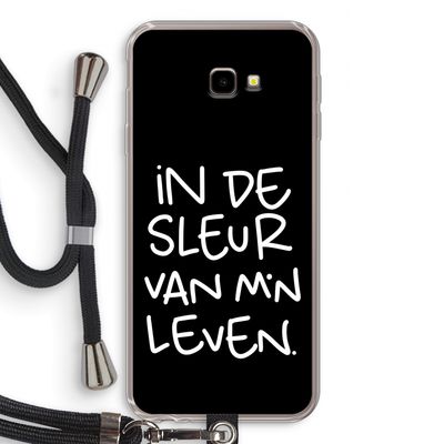 De Sleur: Samsung Galaxy J4 Plus Transparant Hoesje met koord