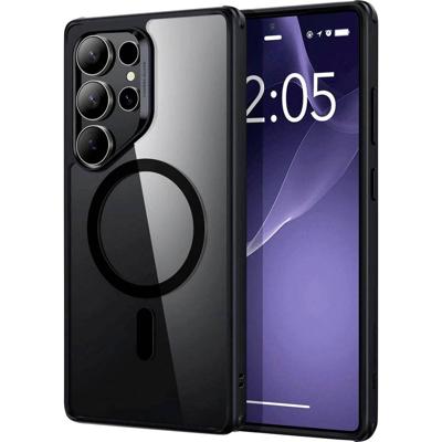 ESR Classic Hybrid HaloLock Backcover Samsung Galaxy S25 Ultra Transparant, Zwart Inductieve lading ESR Classic Hybrid HaloLock Backcover Samsung Galaxy S25 Ultra Transparant, Zwart Inductieve lading