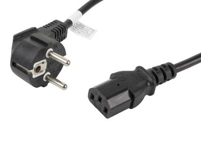 Lanberg CA-C13C-11CC-0018-BK electriciteitssnoer Zwart 1,8 m C13 stekker CEE7/7