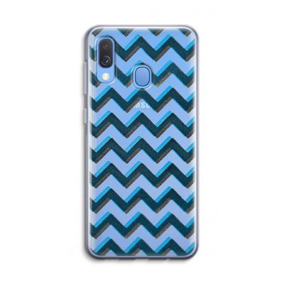 Onderbroken lijn: Samsung Galaxy A40 Transparant Hoesje