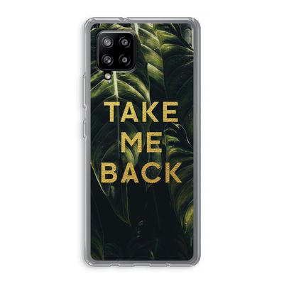Take me back: Samsung Galaxy A42 5G Transparant Hoesje