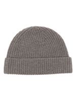 FURSAC bonnet en laine à design nervuré - Gris