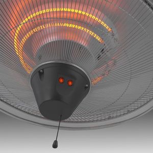 Eurom Partytent heater 2100 Patioheater Terrasverwarmer Zwart