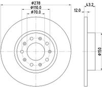 Remschijf 8DD355116671