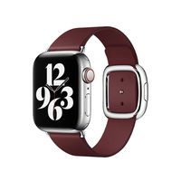 Apple origineel Modern Buckle Apple Watch large 38mm / 40mm / 41mm Garnet - MY652ZM/A - thumbnail