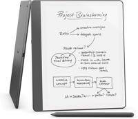 E-book Nieuwe Kindle Scribe - release 2024 10,2 inch, niet-reflecterend, 32 GB, wifi (zonder advertenties op het vergrendelingsscherm) met Premium Pen Tungsten