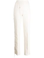 Jacquemus pantalon de tailleur Le Pantalon Tibau Brodé - Blanc