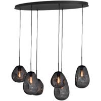 Masterlight HanglampLava Oval 6x smoke glas - 2764-05-130-50-60522
