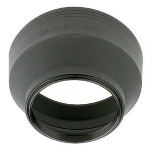 Caruba Rubberen Zonnekap 3in1 72mm