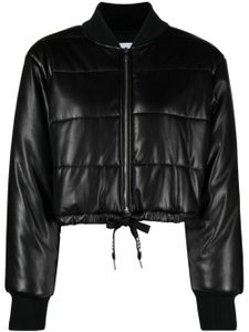 MSGM doudoune à effet de brillance - Noir