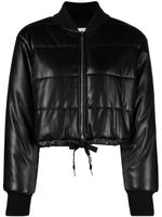 MSGM doudoune à effet de brillance - Noir