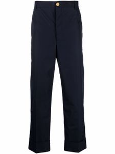 Thom Browne pantalon de costume RWB à rayures - Bleu