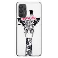 Samsung Galaxy A32 4G siliconen telefoonhoesje - Giraffe