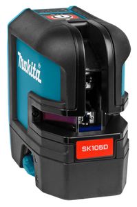 Makita SK105DZ Kruislijn laser rood Zonder accu's en lader, in doos met tas - SK105DZ