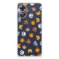 TPU bumper voor OPPO A17 Dieren Emojis - thumbnail