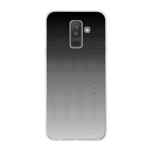 Musketon Halftone: Samsung Galaxy A6 Plus (2018) Transparant Hoesje