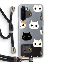 Katten: OnePlus Nord Transparant Hoesje met koord