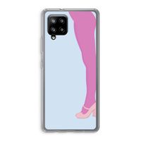 Pink panty: Samsung Galaxy A42 5G Transparant Hoesje