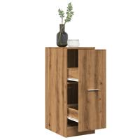 Apothekerskast 30x41x77,5 cm bewerkt hout artisanaal eikenkleur Apothekerskast 30x41x77,5 cm bewerkt hout artisanaal eikenkleur