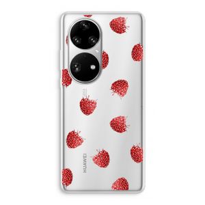 Framboosjes: Huawei P50 Pro Transparant Hoesje