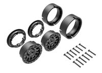 Traxxas - Wheels, Method 105 1.0, (black, beadlock) (2) (TRX-9781)