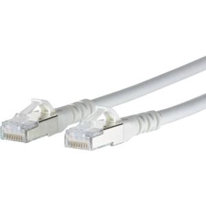 Metz Connect 1308457088-E RJ45 Netwerkkabel, patchkabel CAT 6A S/FTP 7.00 m Wit Snagless 1 stuk(s)