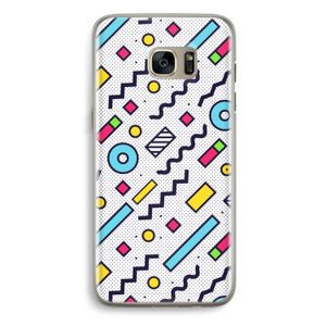 8-bit N°8: Samsung Galaxy S7 Edge Transparant Hoesje