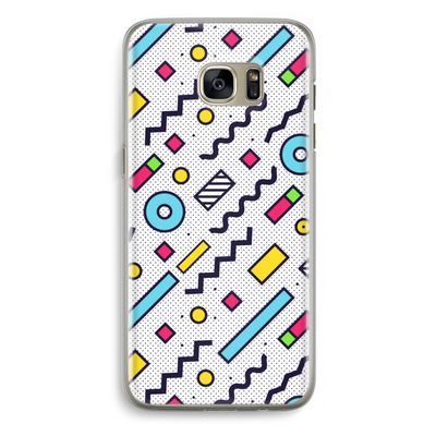 8-bit N°8: Samsung Galaxy S7 Edge Transparant Hoesje