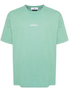 Stone Island t-shirt à logo imprimé - Vert