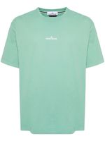 Stone Island t-shirt à logo imprimé - Vert