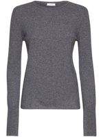 Ferragamo pull en cachemire à col rond - Gris