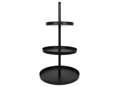 Cookinglife Etagere - 3 laags - Ø30x55cm - Zwart - Serveertoren - Metalen Frame - Borrelhapjes Serveren Cookinglife Etagere - 3 laags - Ø30x55cm - Zwart - Serveertoren - Metalen Frame - Borrelhapjes Serveren