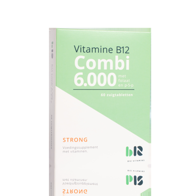 B12 Combi 6.000 met Folaat en P-5-P - 60 tabletten