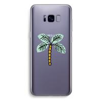 Palmboom: Samsung Galaxy S8 Plus Transparant Hoesje