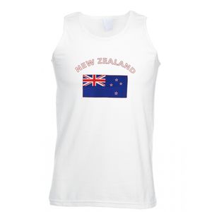 Witte heren tanktop Nieuw Zeeland